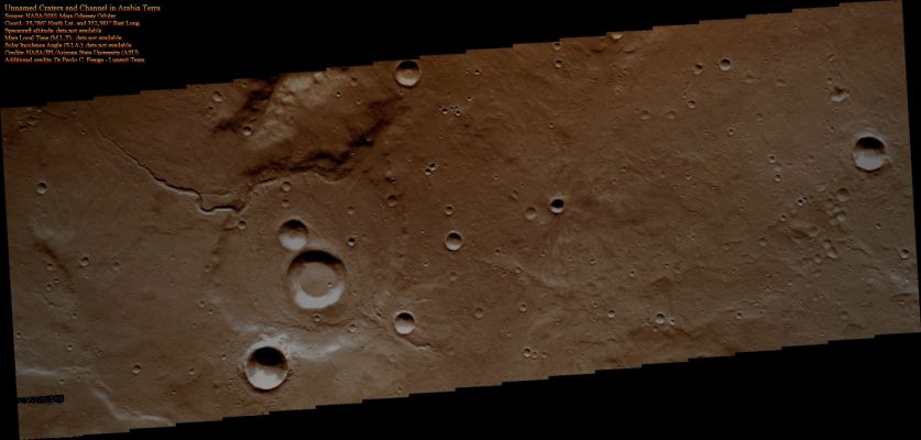 Features of Arabia Terra (Absolute Natural Colors; credits for the additional process. and color.: Dr Paolo C. Fienga - Lunexit Team)
nessun commento
Parole chiave: Mars from orbit - Arabia Terra Region