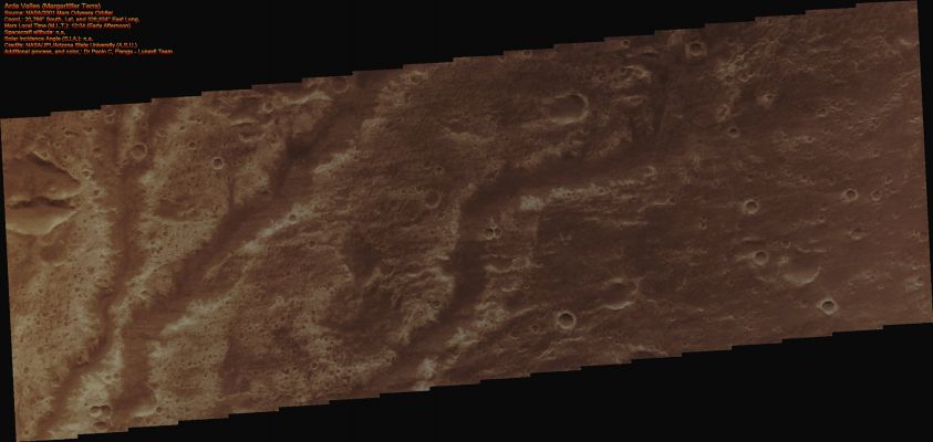 Arda Valles (RAW Natural Colors; credits for the additional process. and color.: Dr Paolo C. Fienga - Lunexit Team)
nessun commento
Parole chiave: Mars from orbit - Channels - Arda Valles