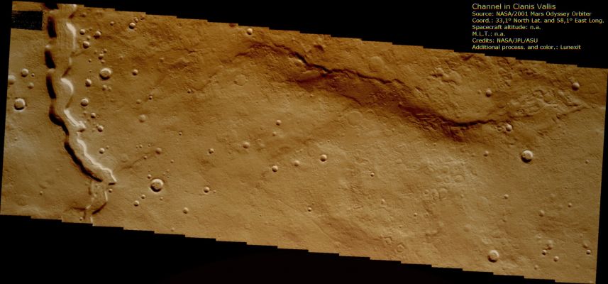 Clanis Vallis (Natural Colors; credits for the additional process. and color.: Dr Paolo C. Fienga - Lunexit Team)
nessun commento
Parole chiave: Mars from orbit - Channel - Clanis Vallis
