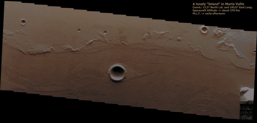 Unnamed Channel in Marte Vallis (Natural Colors/Tri-Chromatic Version; credits: Dr Paolo C. Fienga - Lunexit Team)
nessun commento
Parole chiave: Mars from orbit - Channels - Marte Vallis