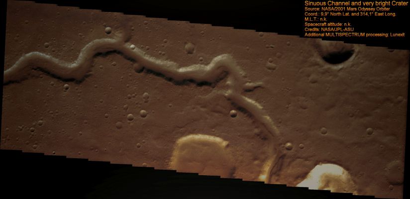 Unnamed Channel (Natural Colors/Tri-Chromatic Version; credits: Dr Paolo C. Fienga - Lunexit Team)
nessun commento
Parole chiave: Mars from orbit - Channel and Crater
