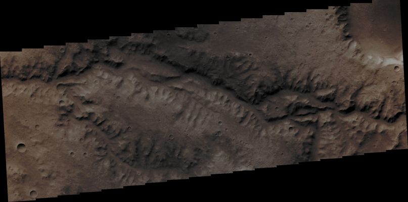 Unnamed Crater in Margaritifer Terra (Absolute Natural Colors; credits for the additional process. and color.: Dr Paolo C. Fienga - Lunexit Team)
Orbit Number: 43930 
Latitude: 12,431 South 
Longitude: 345,719 East
Instrument: VIS 
Captured: November, 9th, 2011
Mars Local Time (M.L.T.): 10:11 (Morning Hours)


Parole chiave: Mars from orbit - Channels - Unnamed Channel