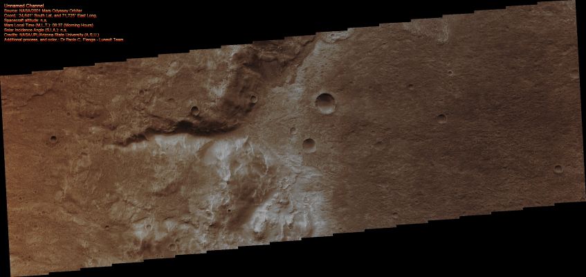 Unnamed Channel (Enhanced Natural Colors/Tri-Chromatic Version; credits: Dr Paolo C. Fienga - Lunexit Team)
nessun commento
Parole chiave: Mars from orbit - Channels - Unnamed Channel