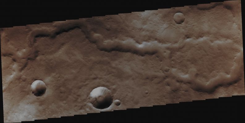 Unnamed Channel in Terra Sabaea (Absolute Natural Colors; credits for the additional process. and color.: Dr Paolo C. Fienga - Lunexit Team)
Orbit Number: 44464 
Latitude: 11,4572° North 
Longitude: 41,1824° East 
Instrument: VIS 
Captured: December, 23rd, 2011
Mars Local Solar Time: 10:51 (Late Morning Hours)


Parole chiave: Mars from orbit - Channels - Unnamed Channel