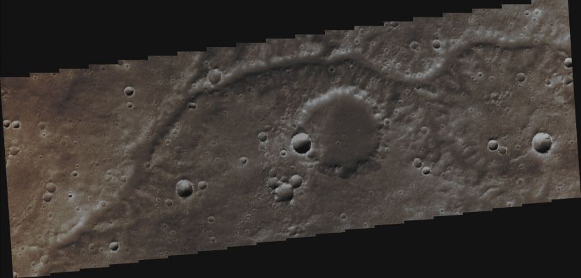 Unnamed Channel in Terra Tyrrhena (Absolute Natural Colors; credits for the additional process. and color.: Dr Paolo C. Fienga - Lunexit Team)
Orbit Number: 43352 
Latitude: 23,1778° South 
Longitude: 92,2354° East 
Instrument: VIS 
Captured: September, 22nd, 2011
Mars Local Time: 20:28 (Eveninh Hours)


Parole chiave: Mars from orbit - Channels - Unnamed Channel