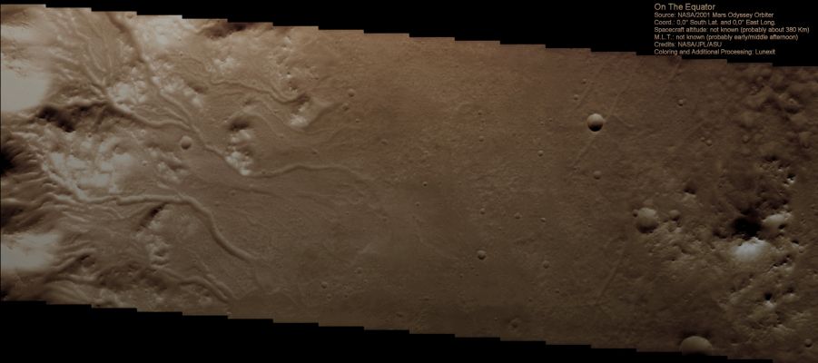 Equatorial Channels (Absolute Natural Colors; credits for the additional process. and color.: Dr Paolo C. Fienga - Lunexit Team)
nessun commento
Parole chiave: Mars from orbit - Channels - Unnamed Channels