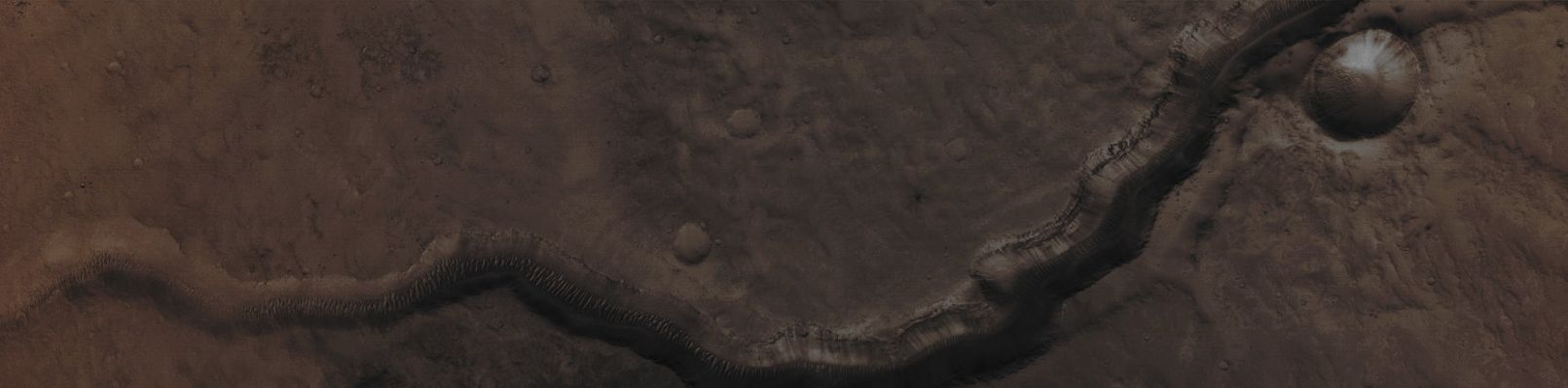 Arabia Terra, near Cydonia Region: the "Sphynx" River (Absolute Natural Colors; credits for the additional process. and color.: Dr Paolo C. Fienga - Lunexit Team) 
nessun commento
Parole chiave: Mars from orbit - Channels - Unnamed Channel