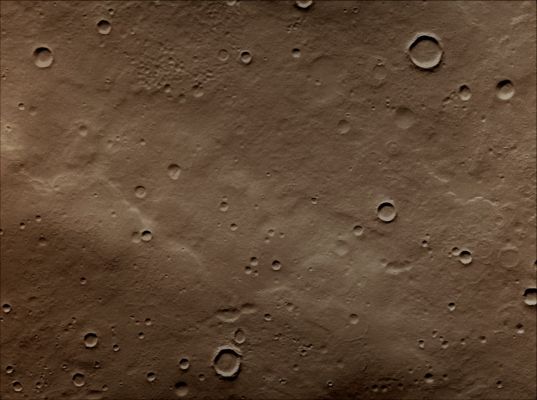 Crater Field in Terra Sabaea (Natural Colors; credits for the additional process. and color.: Dr Paolo C. Fienga - Lunexit Team)
Image information: VIS instrument;
Latitude: 36,8° North;
Longitude: 42,7° East;
Resolution:19 meter/pixel.
Parole chiave: Mars from orbit - Craters - Crater Field