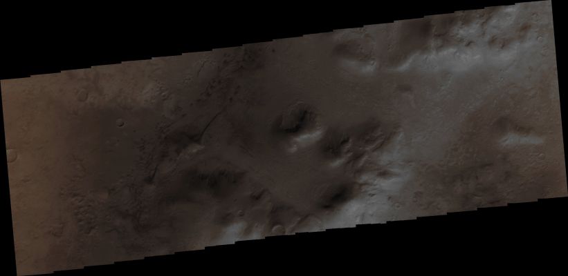 Dark Dunes in Lohse Crater (Absolute Natural Colors; credits for the additional process. and color.: Dr Paolo C. Fienga - Lunexit Team)
Orbit Number: 43131 
Latitude: 43,343° South 
Longitude: 343,211° East 
Instrument: VIS 
Captured: September, 4th, 2011
Mars Local Time (M.L.T.): 15:59 (Middle Afternoon)


Parole chiave: Mars from orbit - Dunefield - Lohse Crater
