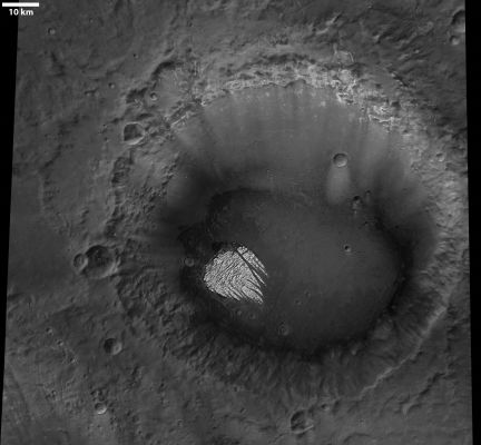 Pollack Crater and "White Rock" (RAW Frame; credits: ESA - Mars Express)
nessun commento
Parole chiave: Mars from orbit - Craters - Pollack Crater