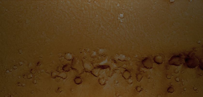 Secondary Crater Field (Slightly Saturated Natural Colors; credits for the additional process. and color.: Dr Paolo C. Fienga - Lunexit Team)
nessun commento
Parole chiave: Mars from orbit - Craters - Secondary craters