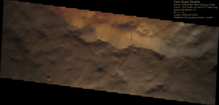 Unnamed Crater's Rim in Terra Cimmeria (Absolute Natural Colors; credits for the additional process. and color.: Dr Paolo C. Fienga - Lunexit Team)
nessun commento
Parole chiave: Mars from orbit - Craters - Unnamed Crater - Terra Cimmeria Region