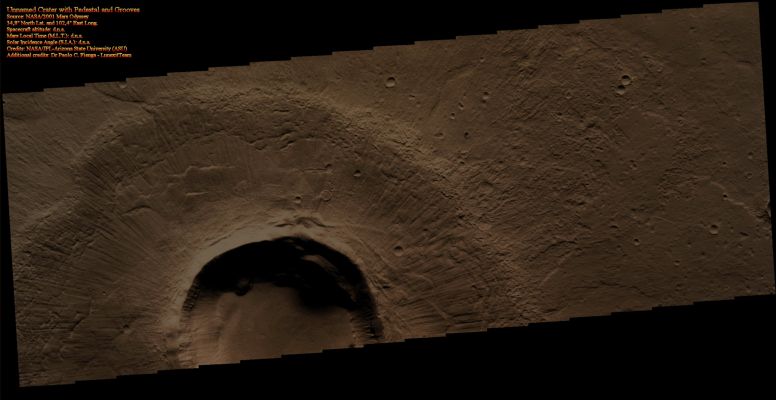 Unnamed "Pedestal Crater" (possible Natural Colors; credits for the additional process. and color.: Dr Paolo C. Fienga - Lunexit Team)
nessun commento
Parole chiave: Mars from orbit - Craters - Unnamed Crater with Pedestal