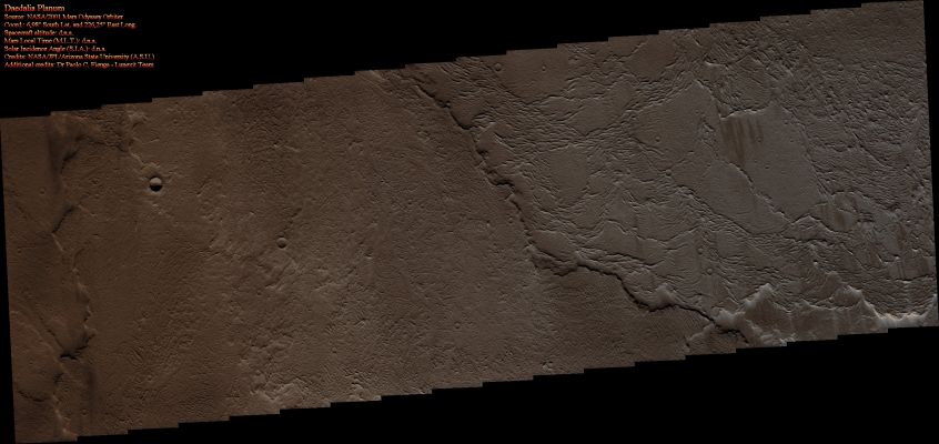 Features of Daedalia Planum (Absolute Natural Colors; credits for the additional process. and color.: Dr Paolo C. Fienga - Lunexit Team)
nessun commento
Parole chiave: Mars from orbit - Daedalia Planum Region