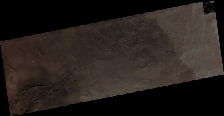 Dark Dunefield inside Darwin Crater (Absolute Natural Colors; credits for the additional process. and color.: Dr Paolo C. Fienga - Lunexit Team)
Orbit Number: 43443;
Latitude: 56,674° South;
Longitude: 340,763° East;
Instrument: VIS;
Captured: September, 30th, 2011
Mars Local Time (M.L.T.): 08:25 (Morning Hours)


Parole chiave: Mars from orbit - Dunefield - Darwin Crater