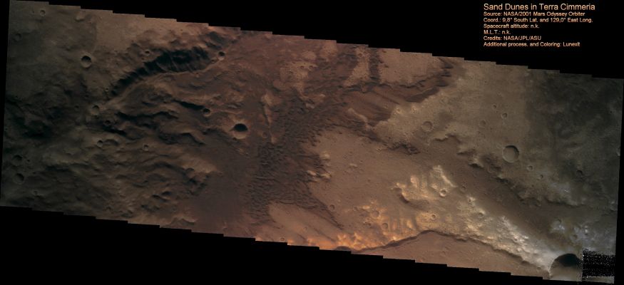 Large Dunefield in Terra Cimmeria (Absolute Natural Colors; credits for the additional process. and color.: Dr Paolo C. Fienga - Lunexit Team)
nessun commento
Parole chiave: Mars from orbit - Dunes - Terra Cimmeria