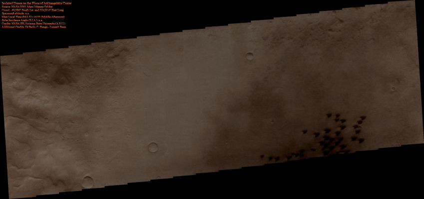 Isolated Dunes on the Floor of Arkhangelsky Crater (Absolute Natural Colors; credits for the additional process. and color.: Dr Paolo C. Fienga - Lunexit Team)
nessun commento
Parole chiave: Mars from orbit - Dunes - Arkhangelsky Crater Floor