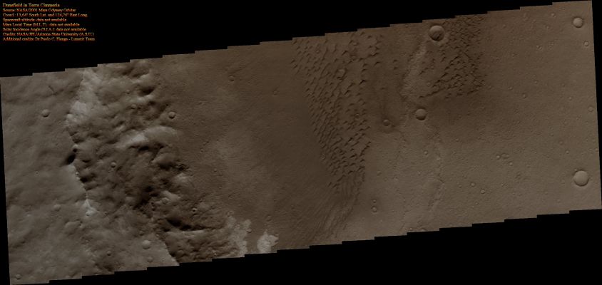 Dunefield in Terra Cimmeria (Natural Colors; credits for the additional process. and color.: Dr Paolo C. Fienga - Lunexit Team)
nessun commento
Parole chiave: Mars from orbit - Dunes - Terra Cimmeria Region