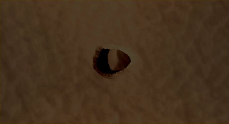 Extremely Unusually-looking Skylight (EDM - Natural Colors - credits: Dr G. Barca & Lunexit)
nessun commento
Parole chiave: Mars from orbit - Collapse Features - Pit