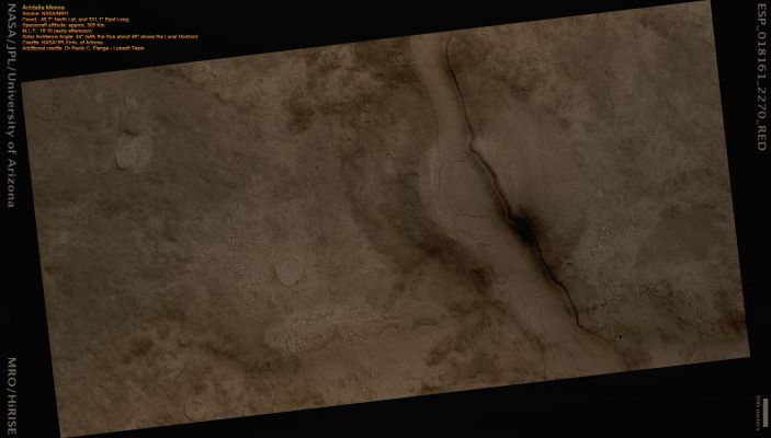 Future Mars Landing Site in Acidalia Mensa (Natural Colors; credits for the additional process. and color.: Dr Paolo C. Fienga - Lunexit Team)
nessun commento
Parole chiave: Mars from orbit - Acidalia Mensa Region