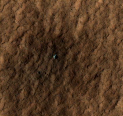 Exposed Ice in Fresh Crater (Natural Colors; credits for the additional process. and color.: Dr Marco Faccin - Lunexit Team)
nessun commento
Parole chiave: Mars from orbit - Craters - Unnamed Crater with Ice