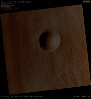 Unnamed Crater on Olympus Flank (Natural Colors; credits for the additional process. and color.: Dr Paolo C. Fienga - Lunexit Team)
nessun commento
Parole chiave: Mars from orbit - Craters - Unnamed Crater - Tharsis Region