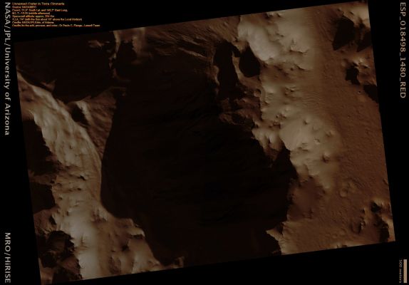 Low Sun, Dark Shadows (Natural Colors; credits for the additional process. and color.: Dr Paolo C. Fienga - Lunexit Team)
nessun commento
Parole chiave: Mars from orbit - Terra Cimmeria Region