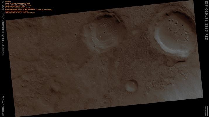 Unnamed Shallow Craters in Northern Argyre Planitia (CTX Frame - Absolute Natural Colors; credits for the additional process. and color.: Dr Marco Faccin - Lunexit Team)
nessun commento
Parole chiave: Mars from orbit - Craters - Shallow Craters