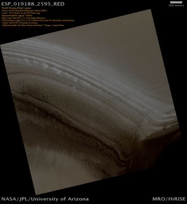 North Presso-Polar Layers (Absolute Natural Colors; credits for the additional process. and color.: Dr Paolo C. Fienga - Lunexit Team:)
nessun commento
Parole chiave: Mars from orbit - North Polar Features - Layers