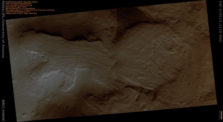 Possible Alpine-like Glacier (Natural Colors; credits for the additional process. and color.: Dr Paolo C. Fienga - Lunexit Team)
nessun commento
Parole chiave: Mars from orbit - Glacier-like Feature