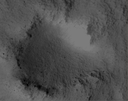 Small and Shallow (Secondary?) Craters in the Northern Plains (credits for the additional process.: Dr Gianluigi Barca - Lunexit Team)
nessun commento
Parole chiave: Mars from orbit - Craters - Secondary Crater