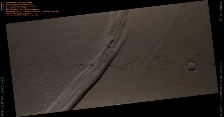 Graben cutting Lava-Flow (Absolute Natural Colors; credits for the additional process. and color.: Dr Paolo C. Fienga - Lunexit Team)
nessun commento
Parole chiave: Mars from orbit - Graben - Tharsis Region
