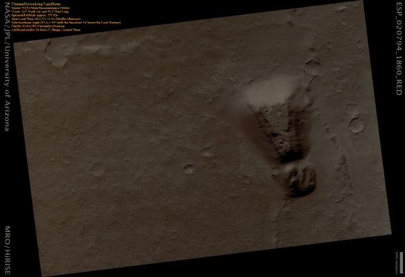 "!" (Absolute Natural Colors; credits for the additional process. and color.: Dr Paolo C. Fienga - Lunexit Team)
nessun commento
Parole chiave: Mars from orbit - Unusually-looking Knob