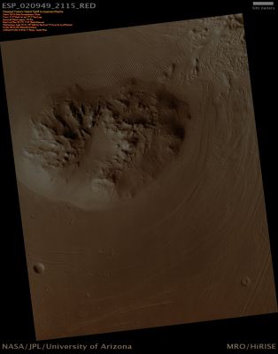 Unnamed Crater's Central Uplift in Amazonis Planitia (Natural Colors; credits for the additional process. and color.: Dr Paolo C. Fienga - Lunexit Team)
nessun commento
Parole chiave: Mars from orbit - Craters - Unnamed Crater with Central Uplift