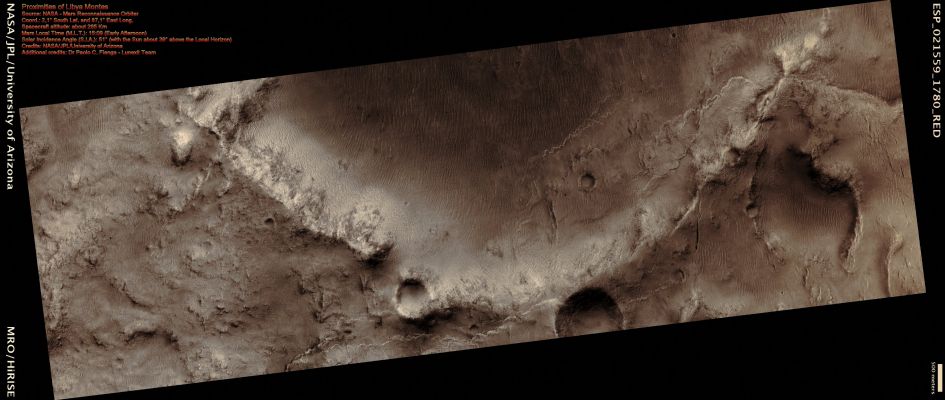 Proximities of Libya Montes (Absolute Natural Colors; credits for the additional process. and color.: Dr Paolo C. Fienga - Lunexit Team)
nessun commento
Parole chiave: Mars from orbit - Craters - Unnamed Crater