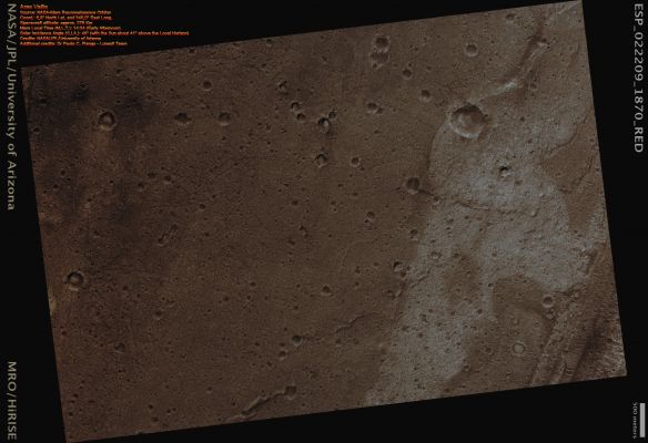 Features of Ares Vallis (Absolute Natural Colors; credits for the additional process. and color: Dr Paolo C. Fienga - Lunexit Team)
nessun commento
Parole chiave: Mars from orbit - Ares Vallis