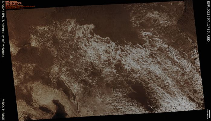 Features of Western Candor Chasma (Natural Colors; credits for the additional process. and color.: Dr Paolo C. Fienga - Lunexit Team)
nessun commento
Parole chiave: Mars from orbit - Chasmas - Candor Chasma