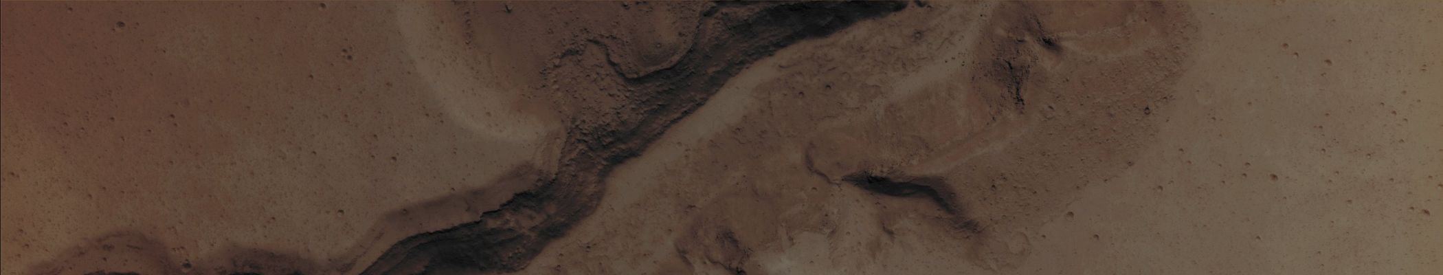 Features of Kasei Valles (Natural Colors; credits for the additional process. and color.: Dr Paolo C. Fienga - Lunexit Team)  
Mars Local Time: 14:16 (Early Afternoon)
Coord. (centered): 20,8° North Lat. and 287,4° East Long.
Spacecraft altitude: 283,0 Km (such as about 176,9 miles) 
Original image scale range: 28,3 cm/pixel (with 1 x 1 binning) so objects ~ 85 cm across are resolved 
Map projected scale: 25 cm/pixel
Map projection: EQUIRECTANGULAR
Emission Angle: 3,3° 
Sun-Mars-Spacecraft (or "Phase") Angle: 35,0°
Solar Incidence Angle: 38° (meaning that the Sun is about 52° above the Local Horizon)
Solar Longitude: 5,8° (Northern Spring)
Credits: NASA/JPL/University of Arizona
Additional process. and coloring: Dr Paolo C. Fienga - Lunar Explorer Italia
Parole chiave: Mars from orbit - Channels - Kasei Valles Channel System