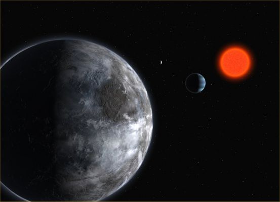 Gliese 581 - Planetary System
"...Non mi curo del Passato, poichè non esiste più, così come non mi curo del Futuro, poichè non esiste ancora.
E, ad essere sincero, non mi curo neppure del Presente poichè, in quanto Elemento di Transizione fra ambiti spazio-temporali che non esistono, come fa - mi chiedo - ad esistere?!?..."

Luciano De Crescenzo
Parole chiave: Artistic Interpretations of the Universe