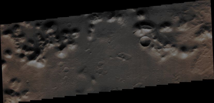 Hills and Knobs in Amazonis Planitia (Absolute Natural Colors; credits for the additional process. and color.: Dr Paolo C. Fienga - Lunexit Team)
Orbit Number: 43710 
Latitude: 8,404° North 
Longitude: 183,638° East 
Instrument: VIS 
Captured: October, 22nd, 2011
Mars Local Time (M.L.T.): 09:29 (Morning Hours)


Parole chiave: Mars from orbit - Hills and Knobs - Amazonis Planitia Region