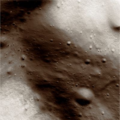 The Mountains of Japetus (Transition Zone; possible natural colors - elab. Lunexit)
Caption NASA:"N00091977.jpg was taken on September 10, 2007 and received on Earth September 11, 2007. The camera was pointing toward Japetus that, at the time, was approx. 1808 Km away, and the image was taken using the CL1 and CL2 filters. This image has not been validated or calibrated".
Parole chiave: Saturn's Moons - Japetus