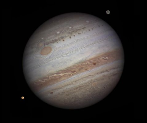 Jupiter and "Sons": Io and Ganymede
nessun commento
Parole chiave: Jupiter - From Earth Images - Amatorial Pictures