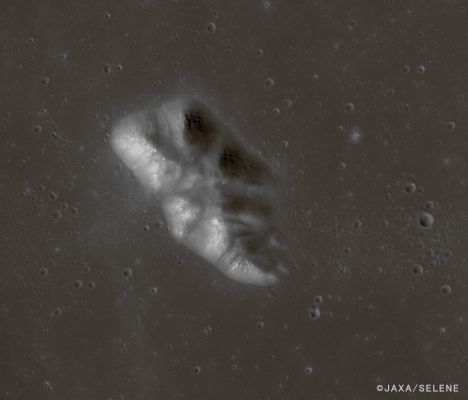 Pico Mons (Absolute Natural Colors; credits: Dr Paolo C. Fienga - Lunexit Team)
Mons Pico is a solitary Lunar Mountain that lies in the Northern part of the Mare Imbrium Basin, and to the South of the Dark-Floored Crater Plato. 
Pico's peak forms part of the surviving Inner Ring of the Imbrium Basin. This Ring continues to the North-West, with the Montes Teneriffe and Montes Recti ranges. This mountain feature was most likely named by Schröter for the Pico von Teneriffe.

The Selenographic Coordinates of this Peak are 45,7° North Lat. and 8,9° West Longitude. It forms an elongated feature with a length of about 25 Km (oriented N/W-S/E) and a width of approx. 15 Km. The Peak rises to a height of only 2,4 Km, comparable to the maximum altitude of the Montes Teneriffe. 

Due to its isolated location on the Lunar Mare Imbrium, however, this Peak can form prominent shadows when illuminated by oblique sunlight. Also, a  smaller Peak to the South of Mons Pico (designated "Pico B") can be found. This Region of the Mare Imbrium is also notable for a number of Wrinkle Ridges.
Parole chiave: The Moon from Orbit