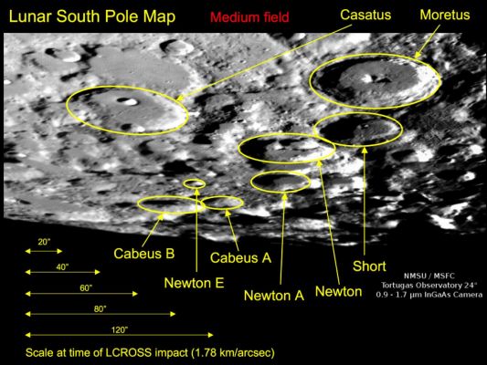 LCROSS Impact Location
nessun commento
Parole chiave: The Moon from Earth - Clavius and South Polar Region