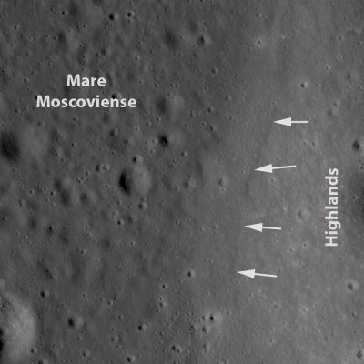 Mare - Highlands Boundary in Mare Moscoviense
nessun commento
Parole chiave: The Moon from orbit - Mare Moscoviense