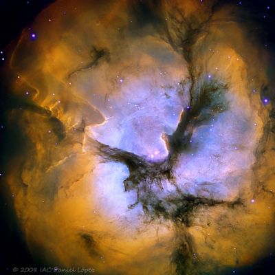 M 20 - The "Trifid Nebula"
"...Qui sapit, in tacito gaudeat ipse sinu..."

(Tibullo)

"...Chi è saggio, gioisca quietamente..."
Parole chiave: From Earth Images - Professional Images