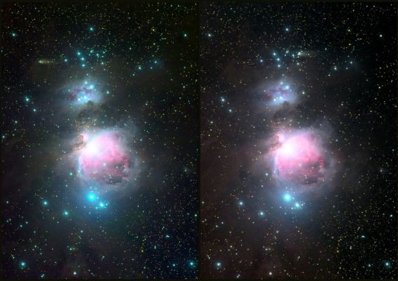 M 42 and Comet 17-P-Linear
"...Siamo tutti Libri di Sangue; in qualunque punto ci aprano, siamo rossi..."

Clive Barker
Parole chiave: From Earth Pictures - Professional Pictures