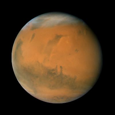 37 - Mars on Dec. 7th, 2007 (true colors; credits: NASA/HST)
Mars observation taken Dec. 7th, 2007; Longitude ~140° 
Parole chiave: From Space Images - Hubble Space Telescope - Mars
