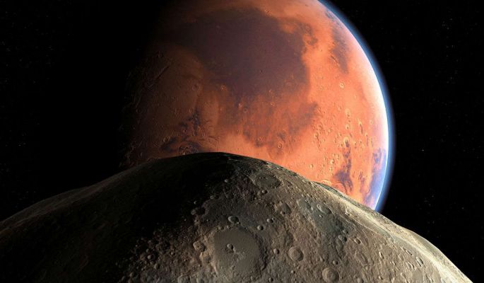 Is there anything inside Phobos?
"...Le onde radio trasmesse da MARSIS sono rimbalzate indietro rivelando la struttura interna del più grande dei due satelliti di Marte, Phobos, rivelando quelle che sembrano essere strutture complesse situate in profondità...". 

Ok, la solita "notizia/non notizia". Cosa intendiamo per "strutture complesse"? E "quanto" in profondità? Ipotesi? Si, le solite: "studieremo meglio e con maggiore attenzione". Sarò morto (e sarete morti) da almeno un paio di millenni prima che questi "studi" finiscano o arrivino a capo di qualcosa di serio e concreto...
Parole chiave: Fantasy