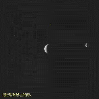 Known and Unknown Saturnian Moons' Carousel... (GIF-Movie; credits: Elisabetta Bonora - Lunexit Team)
nessun commento
Parole chiave: Saturnian Moon - Enceladus, Dione and (maybe) others